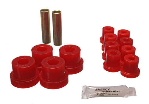 Energy Suspension Jeep Spring Bushing Set - Red 2.2115R