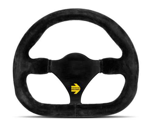Momo MOD27 Steering Wheel 290 mm -  Black Suede/Black Spokes