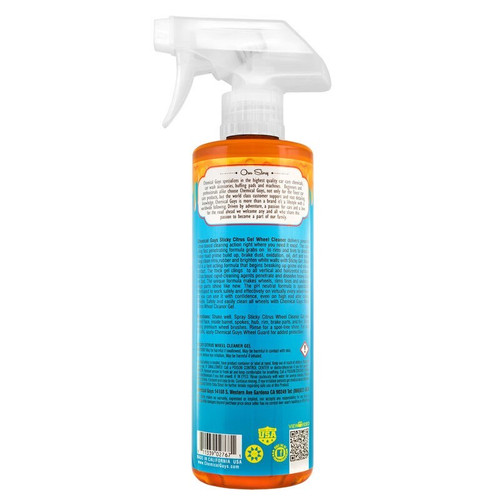 Chemical Guys Sticky Citrus Wheel & Rim Cleaner Gel - 16oz - Case of 6