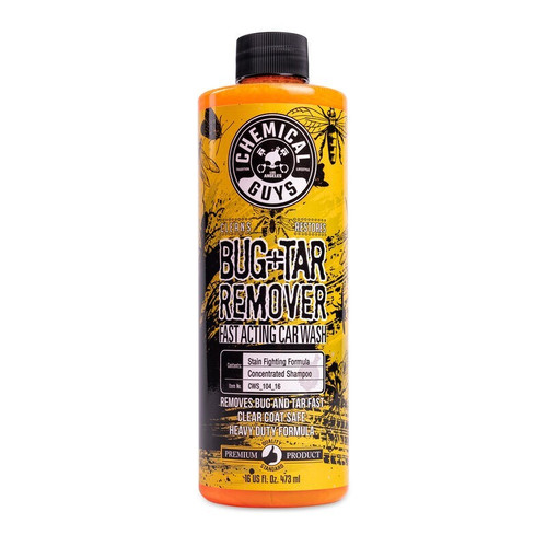 Chemical Guys Bug & Tar Heavy Duty Car Wash Shampoo - 16oz - Case of 6