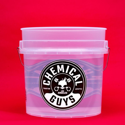 Chemical Guys Heavy Duty Ultra Clear Detailing Bucket - Case of 12