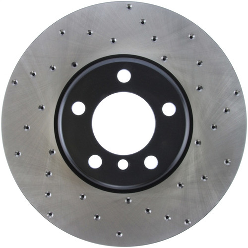 StopTech 12-15 BMW 335i Drilled Left Front Rotor 128.34140L