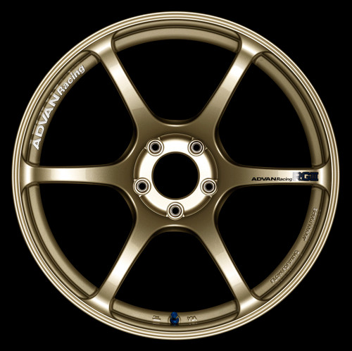 Advan RGIII 18x10.5 +15 5-114.3 Racing Gold Metallic Wheel