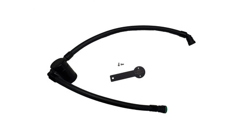 J&L 19-24 Chevy Silverado/GMC Sierra 1500 2.7L Passenger Side Oil Separator 3.0 - Black Anodized