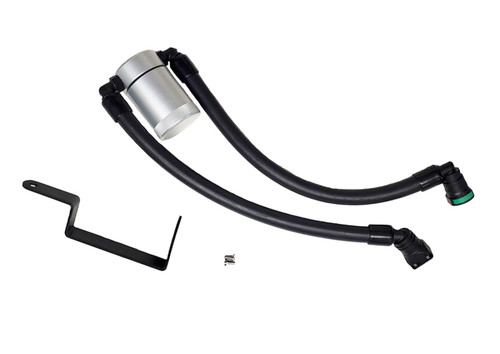 J&L 13-17 Ford Explorer Sport EcoBoost V6 Passenger Side Oil Separator 3.0 - Clear Anodized