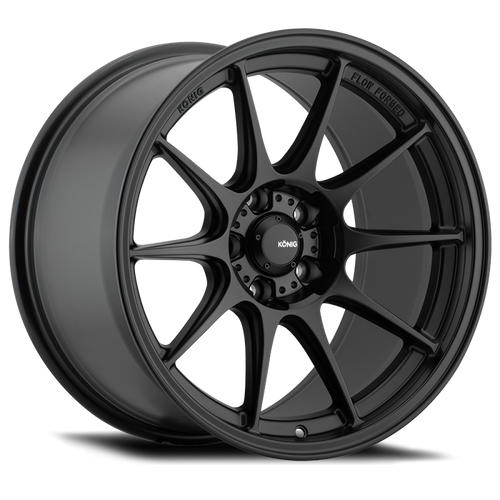 Konig Dekagram 18x9.5A 5x114.3 ET25 Semi-Matte Black