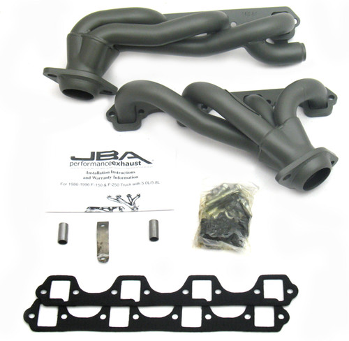 JBA 87-96 Ford F-150 5.8L SBF 1-5/8in Primary Ti Ctd Cat4Ward Header