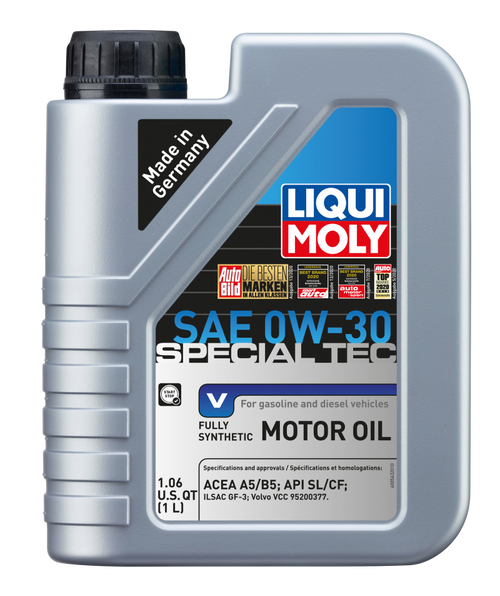 LIQUI MOLY 1L Special Tec V Motor Oil 0W30 - Case of 6