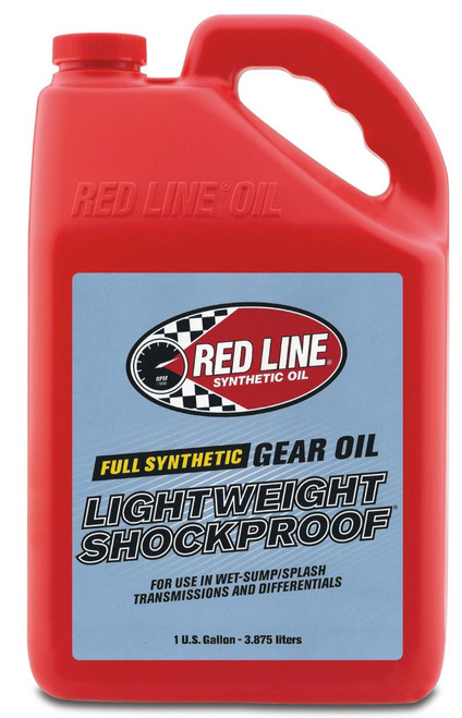 Red Line LightWeight ShockProof Gear Oil - Gallon - Case of 4