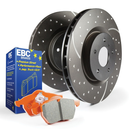 EBC S8 Kits Orangestuff Pads & GD Rotors S8KF1097