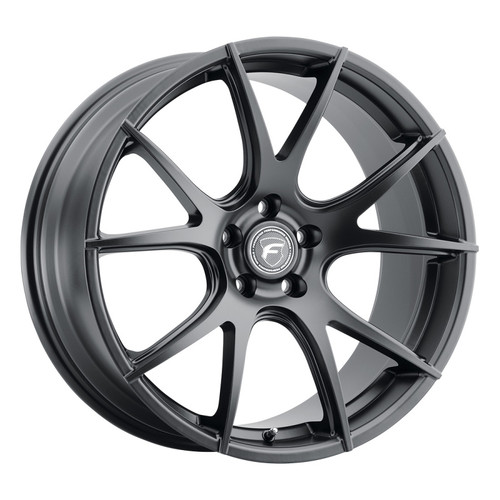 Forgestar F222 19X11 CF5V 6X114.3 ET43 BS7.7 Satin Black 71.5