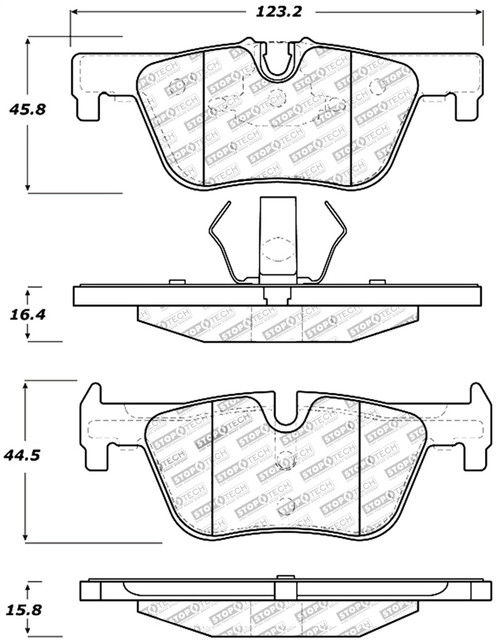 StopTech Performance Brake Pads 309.16130
