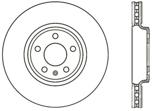 StopTech 09-10 Audi A4 / 08-10 A5 / 10 Audi S4 Front Left Slotted Cryo Rotor