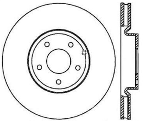 StopTech Drilled Sport Brake Rotor 128.42079R