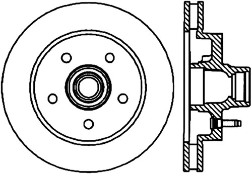 StopTech Slotted & Drilled Sport Brake Rotor 127.66011L
