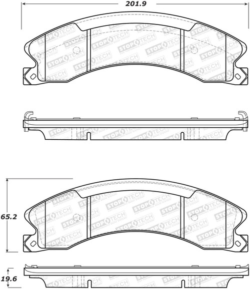 StopTech Street Brake Pads - Front 308.15650