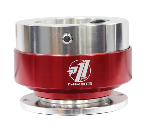 NRG Quick Release - Black Body/ Red Chrome Ring