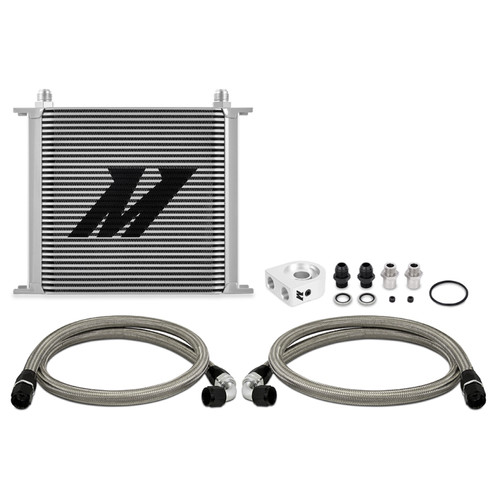 Mishimoto Universal Oil Cooler Kit 34-Row Silver