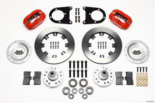 Wilwood Forged Dynalite Front Kit 12.19in Red 37-48 Ford Psgr. Car Spindle