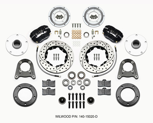 Wilwood Forged Dynalite-M Front Kit 10.75in Drilled 1950-1955 MG-TD/TF