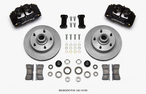 Wilwood Forged Dynalite Front Kit 11.72in 1 PC Rotor&Hub Ford F100 1948-1956