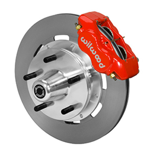 Wilwood Forged Dynalite Front Kit 19.00in Plain Rotor RedWWE ProSpindle (5x5.00in Hub)