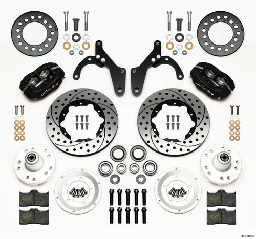 Wilwood Forged Dynalite Front Kit 11.00in Drilled 59-64 Chevy Impala / 63-64 Corvette