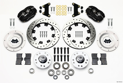 Wilwood Forged Dynalite Front Kit 12.19in Drilled 49-54 Chevy/53-62 Corvette (*Line Kit Needed*)