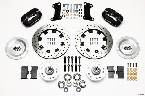 Wilwood Forged Dynalite Front Kit 12.19in Drilled 67-69 Camaro 64-72 Nova Chevelle