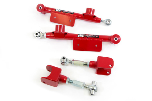 UMI Performance 79-98 Ford Mustang Upper & Lower Rear Control Arms Kit 101517-R