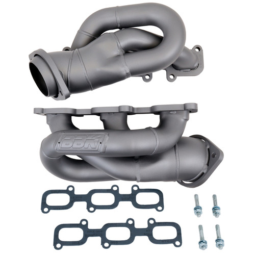 BBK 11-15 Mustang 3.7 V6 Shorty Tuned Length Exhaust Headers - 1-5/8 Chrome