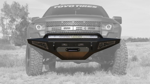 Addictive Desert Designs 10-14 Ford F-150 Raptor HoneyBadger Front Bumper w/ Winch Mount