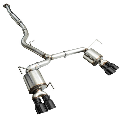 AWE Tuning Subaru 15+ WRX VA Sedan Touring Edition Exhaust - Diamond Black Tips (102mm)