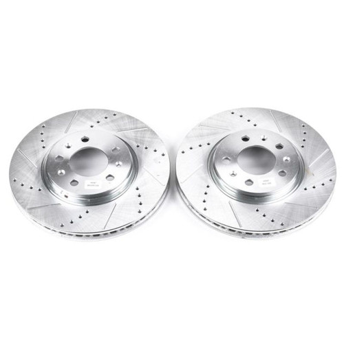 Power Stop 06-09 Pontiac Solstice Front Evolution Drilled & Slotted Rotors - Pair
