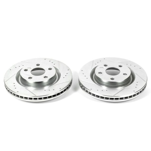 Power Stop 08-09 Pontiac G8 Front Evolution Drilled & Slotted Rotors - Pair