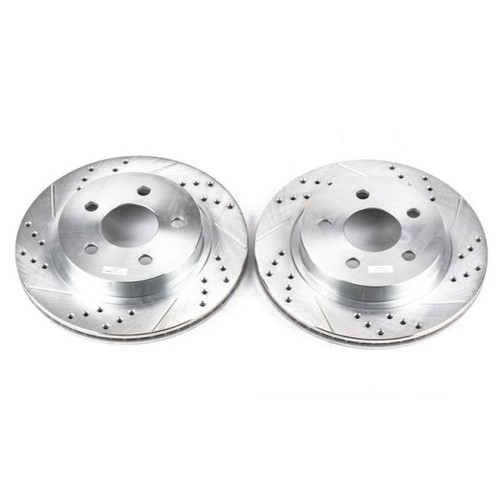 Power Stop 93-97 Chevrolet Camaro Rear Evolution Drilled & Slotted Rotors - Pair