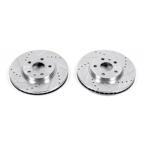 Power Stop 08-14 Cadillac CTS Front Evolution Drilled & Slotted Rotors - Pair AR82124XPR