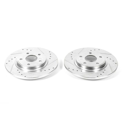 Power Stop 12-16 Chrysler Town & Country Rear Evolution Drilled & Slotted Rotors - Pair