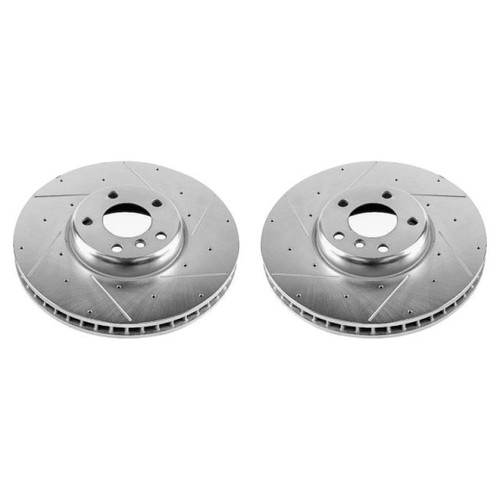 Power Stop 10-17 BMW 535i GT Front Evolution Drilled & Slotted Rotors - Pair