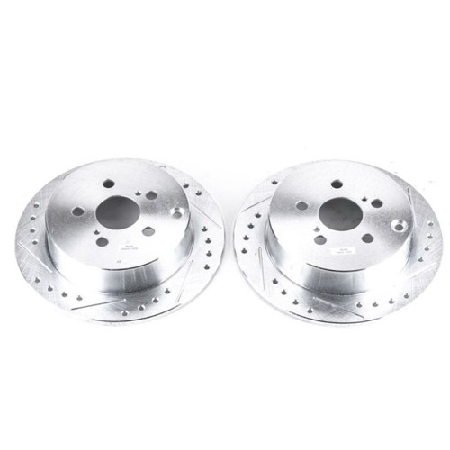 Power Stop 03-06 Pontiac Vibe Rear Evolution Drilled & Slotted Rotors - Pair