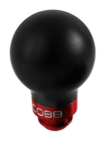Cobb Subaru 6-Speed COBB Shift Knob - Black w/Race Red Collar (Non-Weighted)