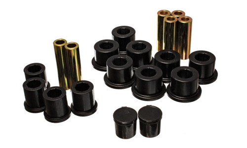 Energy Suspension Rear Spring Bushing Set - Black 5.2118G