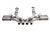 Corsa 2023 Chevrolet Corvette C8 Z06 3in Valved Cat-Back Exhaust Muffler System (Re-Uses Stock Tips)