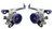 Superpro 05-11 Ford Focus  LS/LT/LV Volvo S40/V50 and C70/21mm Front Lower Control Arm Assembly Kit
