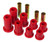Prothane 01-07 Chevy 1500HD Front Control Arm Bushings - Red