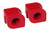 Prothane 97-06 Chevy Corvette Front Sway Bar Bushings - 28.6mm - Red