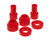 Prothane 75-98 VW Rabbit / Golf 1 Strut Adjustable Bump Stop Kit - Red