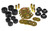 Prothane 95-00 Toyota P/U 2/4wd Body Mount Kit - Black