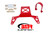 BMR 07-14 Shelby GT500 Front Driveshaft Safety Loop - Red