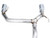 AWE Tuning 2021+ Ford Bronco 0FG Dual Rear Exit Exhaust w/Chrome Silver Tips & Bash Guard